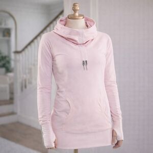 Lululemon Run: Stay On Course Pullover Pig Pink SZ 8
